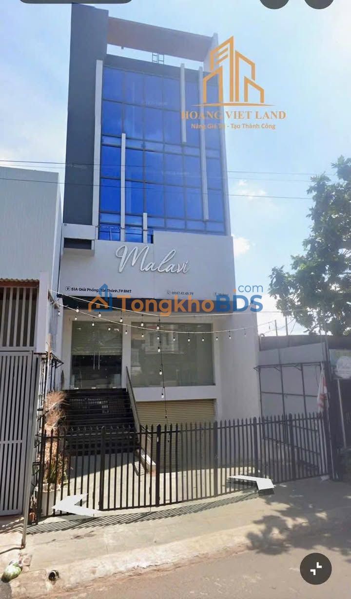 Nhà Mặt Tiền Kinh Doanh Giải Phóng, Buôn Ma Thuột - 10.5 Tỷ, 102m², 4 Tầng Thang Máy