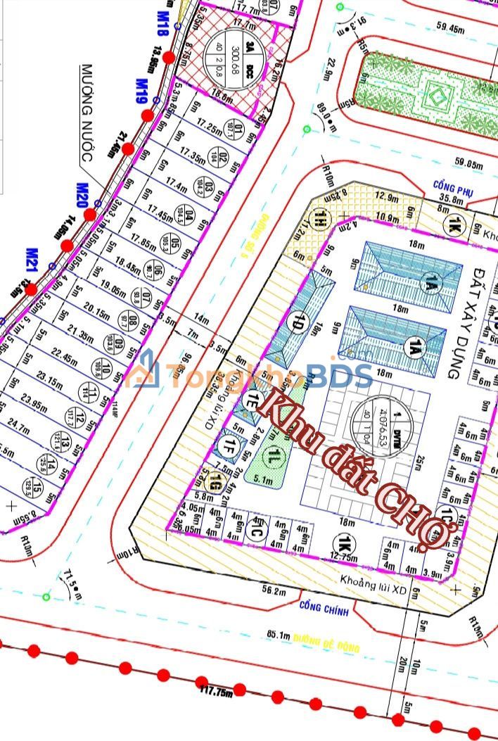Đất Nền Hướng Bắc 121m² Đối Diện Chợ Dương Thiện, Bến Lức - Sổ Sẵn