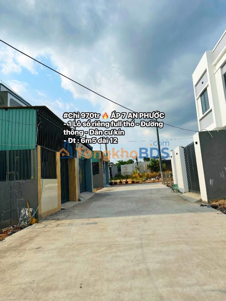 Đất nền Long Thành 78m² 970 triệu - Sổ đỏ chính chủ