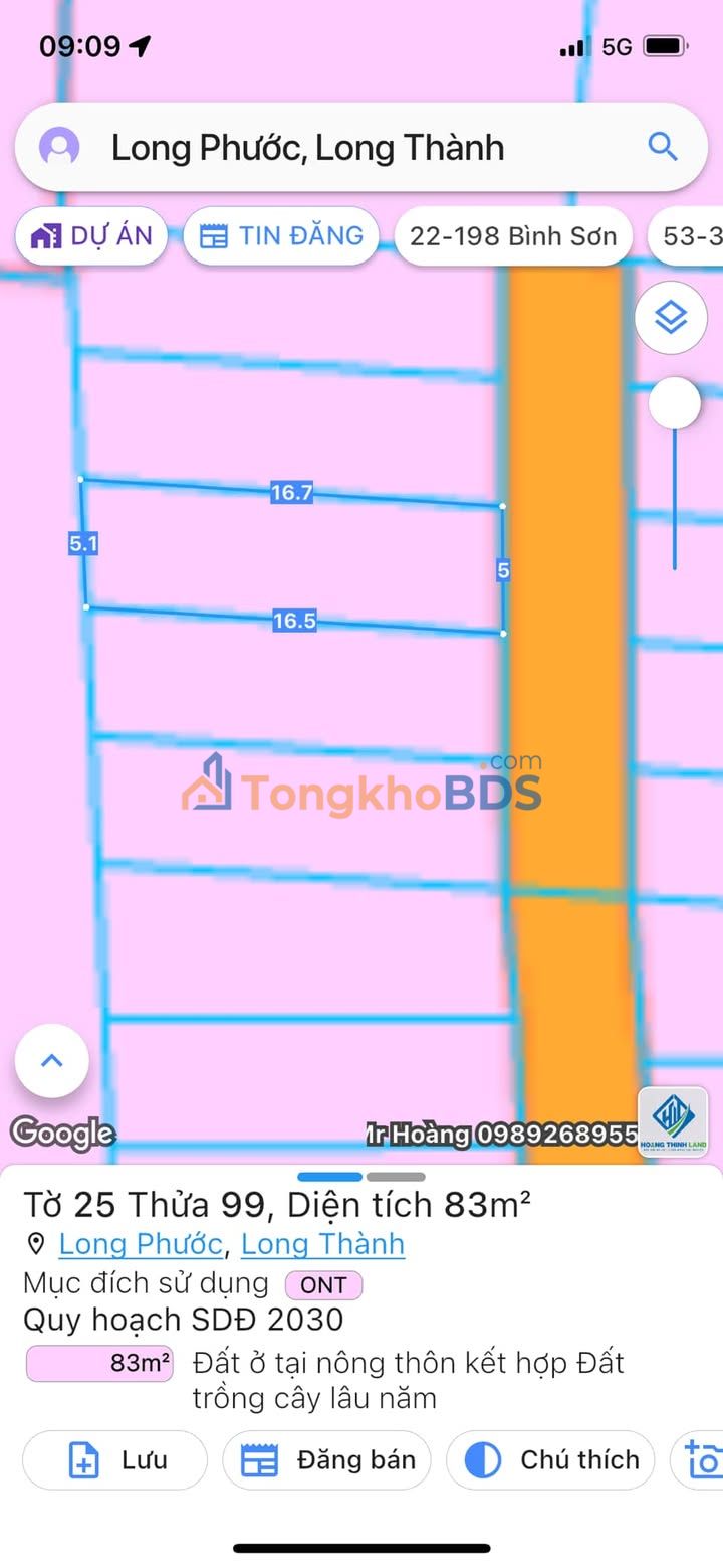 Bán Đất Long Phước Đồng Nai 83m² Sổ Riêng - Giá Tốt