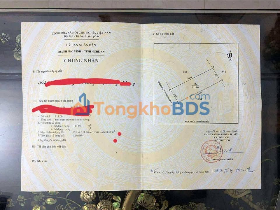 Nhà 2 Tầng 111m² Kiệt 6 Quán Bàu, TP Vinh - Sẵn Sàng Dọn Vào Ở!