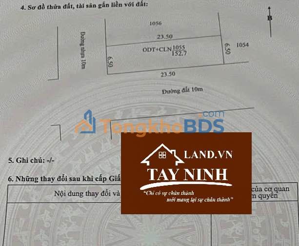 Bán Đất Góc 2 Mặt Tiền 152.7m² P. Long Hoa, Tây Ninh - Giá Tốt