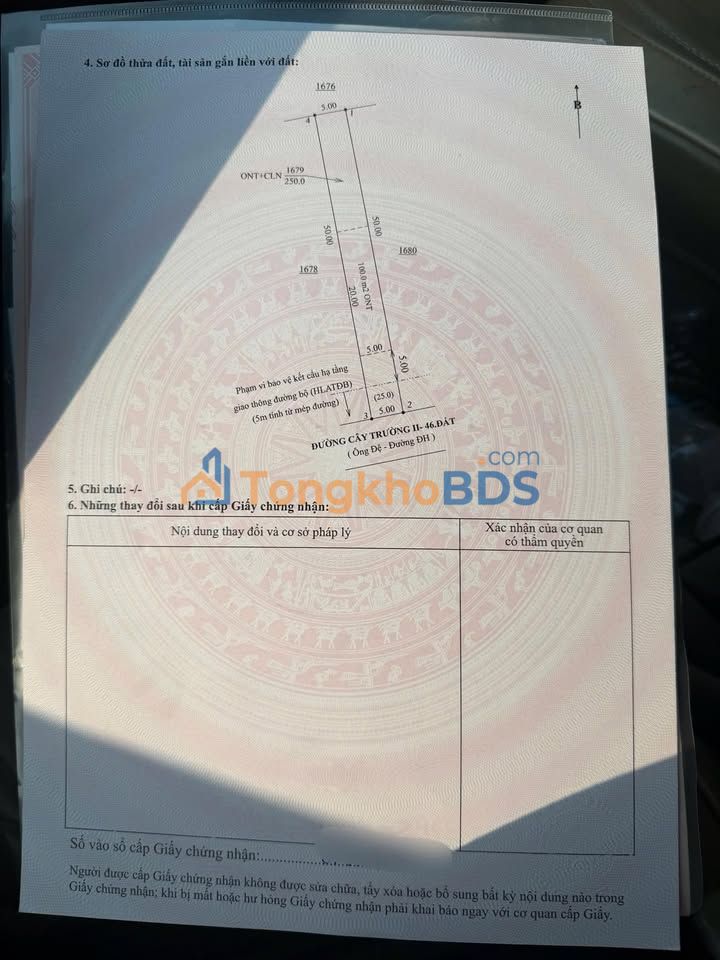 Đất Dầu Tiếng, Bình Dương - 250m² Sổ Hồng Riêng, Giá Tốt