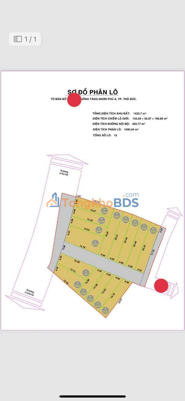 Đất Nền 1426m² Trần Định, Q9 - Đầu Tư Sinh Lời 79 Tỷ