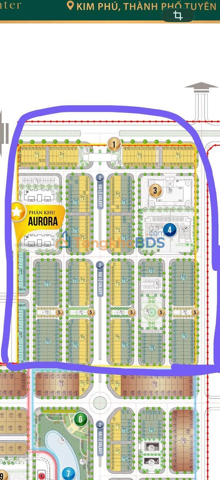 Đất nền Danko Center Tuyên Quang 108m² - View Đài phun nước, Kinh doanh đắc lợi