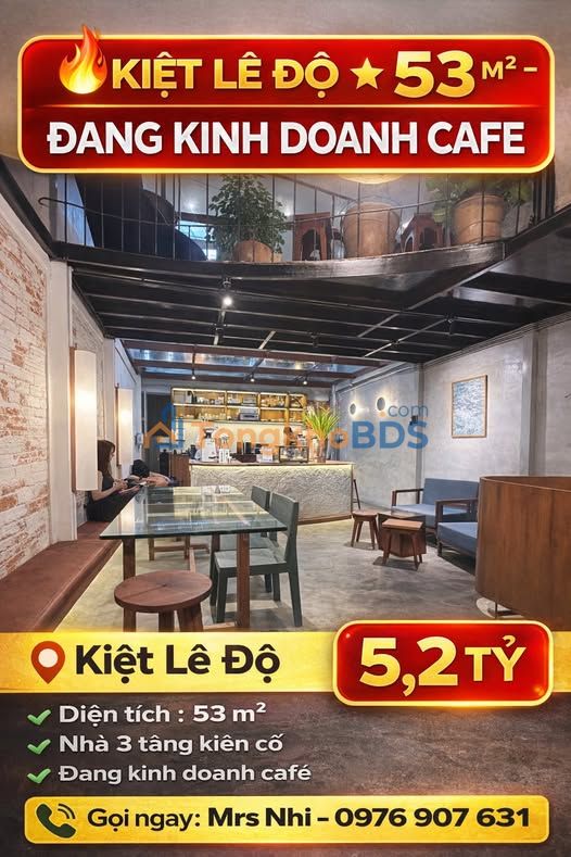 Nhà 3 tầng kiệt Lê Độ, Thanh Khê 53m² - Kinh doanh Cafe, Gần Công viên 29/3