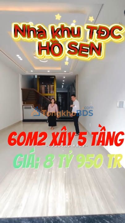 Nhà 5 Tầng Thang Máy Khu TĐC Hồ Sen, 60m² - Gần AEON MALL Hải Phòng
