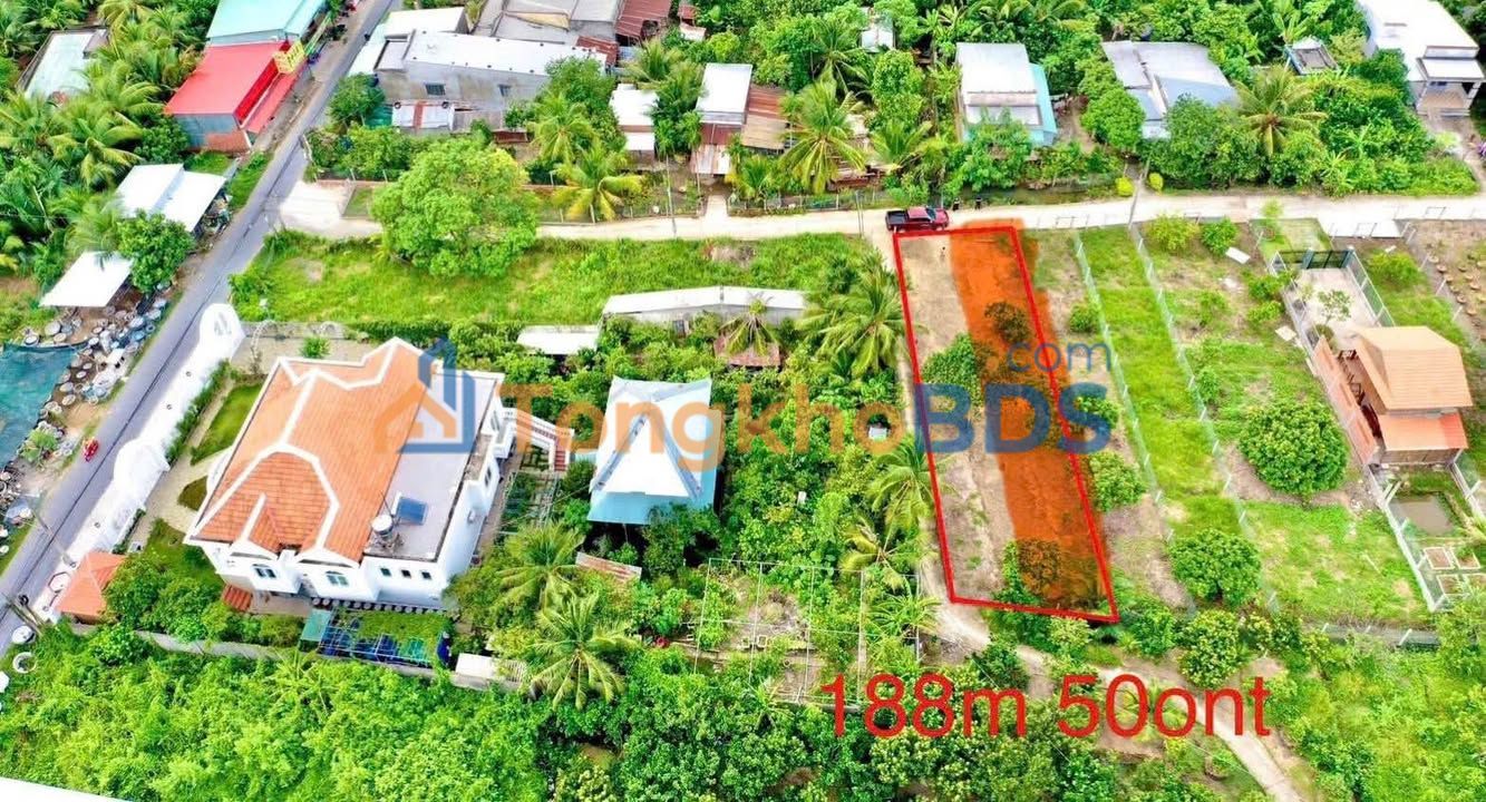 Đất nền Châu Thành Bến Tre 188m² - Sổ hồng riêng, giá 560 triệu