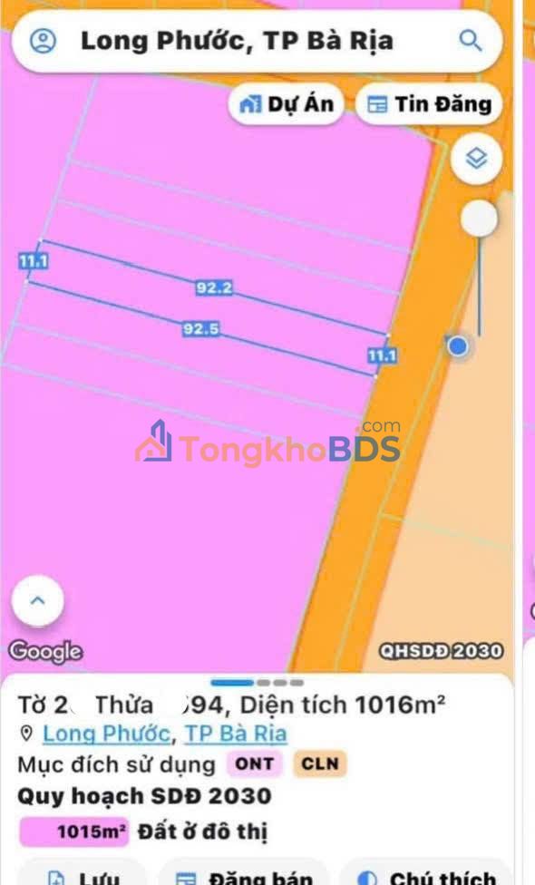 Đất Vàng Mặt Tiền 90 Long Phước, TP. Thủ Đức - 1000m² Sổ Riêng Giá 3.8 Tỷ