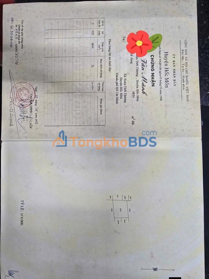 Farm 6854m² sổ đỏ Xuân Thới Thượng, Hóc Môn - Giá 19.8 tỷ