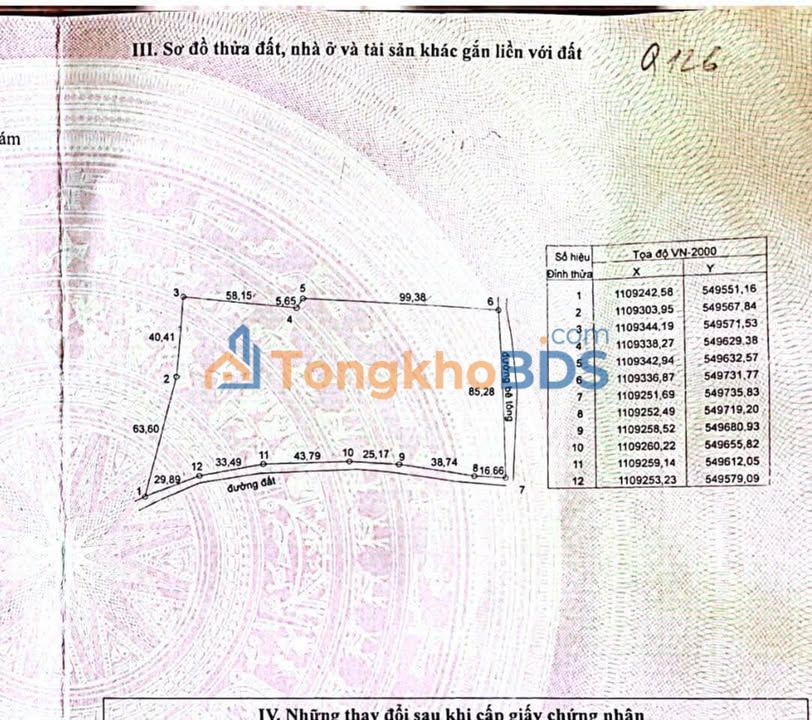 Bán Đất Vĩnh Long 14276m² - 3.2 Tỷ, 2 Mặt Đường