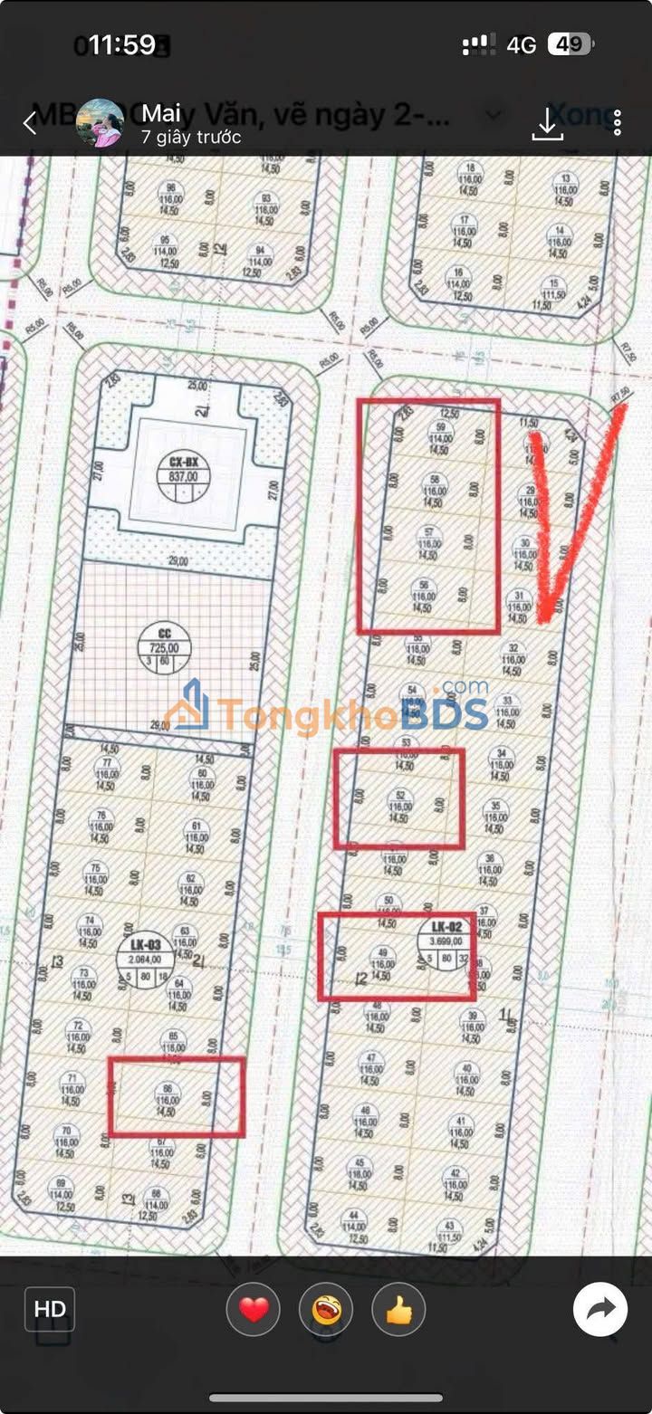 Đất nền KDC Vy Văn Hưng Yên - 116m² Hướng Tây - Giá 5.95 Tỷ