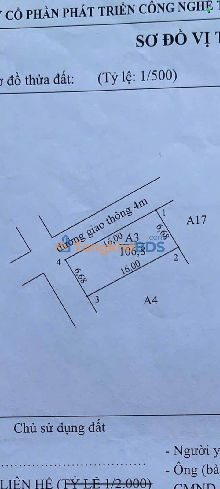 Đất nền Châu Pha, Phú Mỹ 106.8m² - Sổ riêng, 2 mặt tiền, chỉ 550 triệu