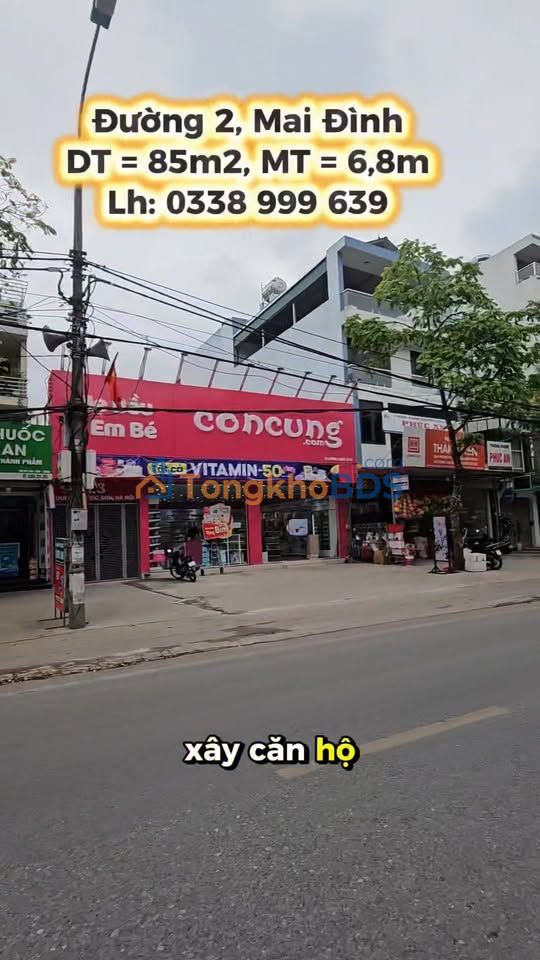 Đất vàng Sóc Sơn 85m² nở hậu - 100m ra QL2, 500m ra Sân bay Nội Bài