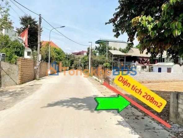 Đất Nền Thạch Thất 208m² - Mặt Tiền 9m - Sổ Đỏ Sẵn Sàng Đầu Tư