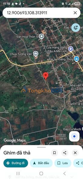 Đất Nền Ea Drông, Đắk Lắk - 460m², View Đồng Lúa, Giá 650 Triệu