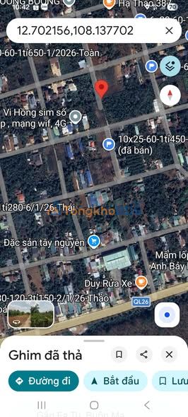 Đất Buôn Ma Thuột km11, 60m² - Bán Gấp Giá 800 Triệu