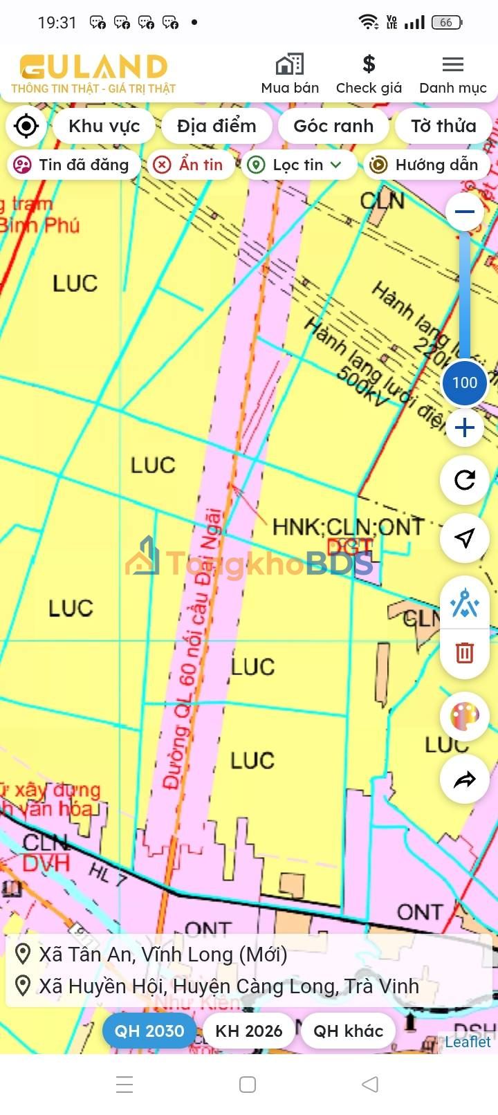 Đất Vĩnh Long 1012m² - Mặt tiền đường ô tô, gần QL60, giá 1.2 tỷ