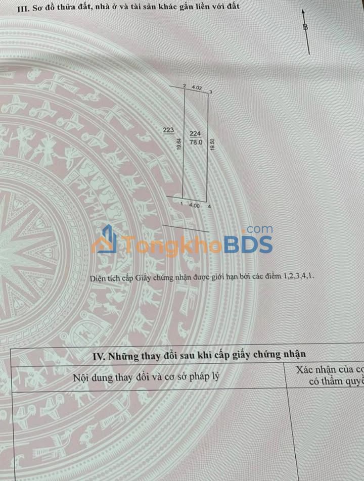 Đất thổ cư 78m² Đông Anh, Hà Nội - Gần Sân bay Nội Bài