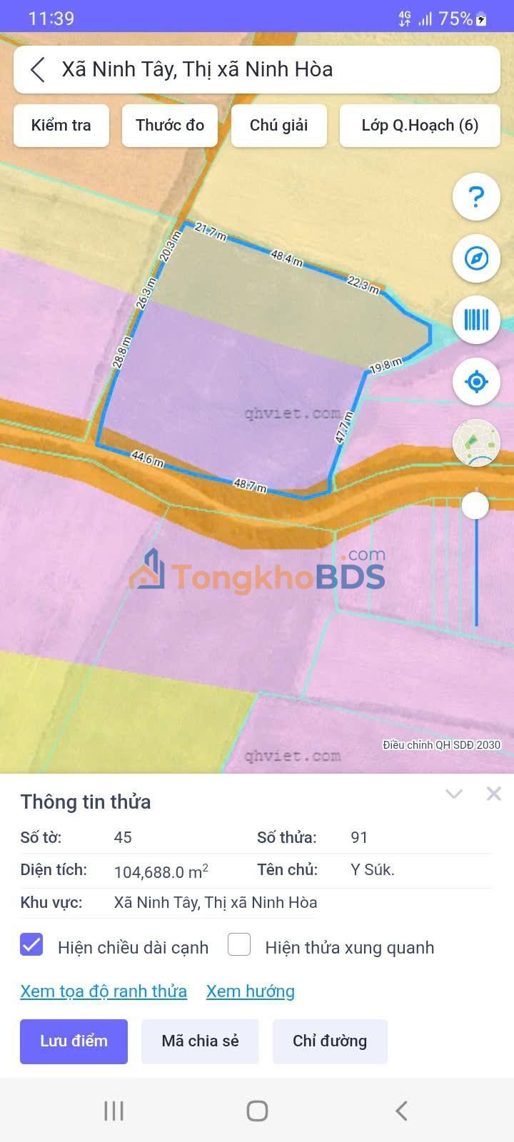 Đất nền 10.468m² Buôn Sim, Ninh Hòa - 3 Mặt Tiền, Giá 295K/m²