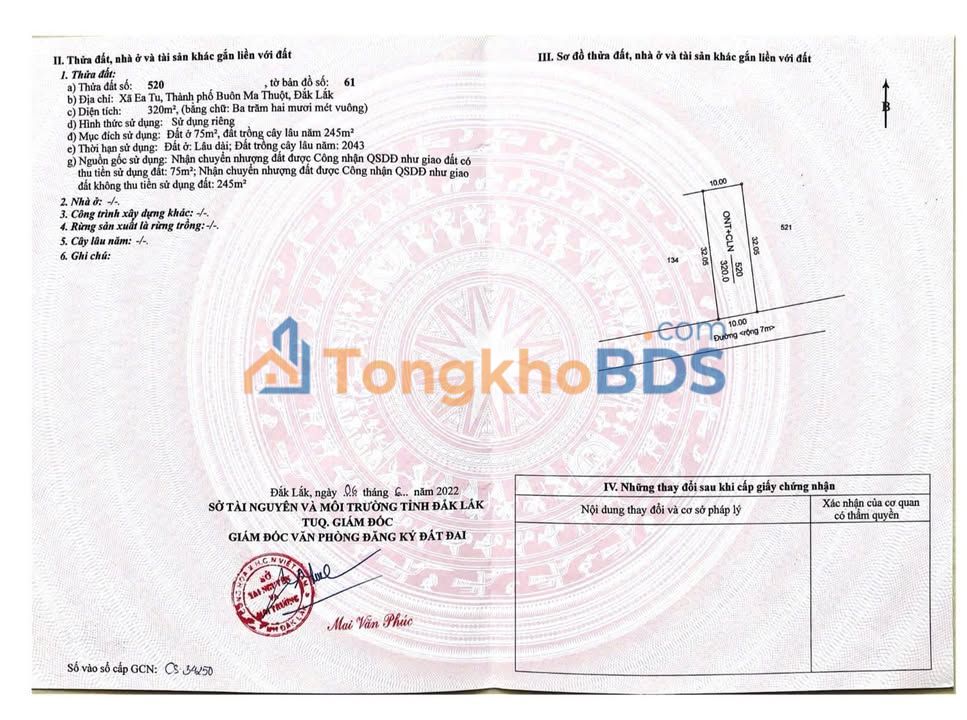 Đất nền Buôn Hồ 340m² - Sổ đỏ thổ cư, gần Vành Đai 14-26