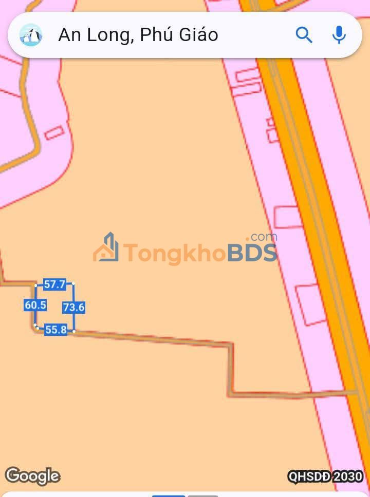 Bán đất mặt tiền đường đất 1440m² Xã An Long, Bình Dương - Giá Thỏa Thuận