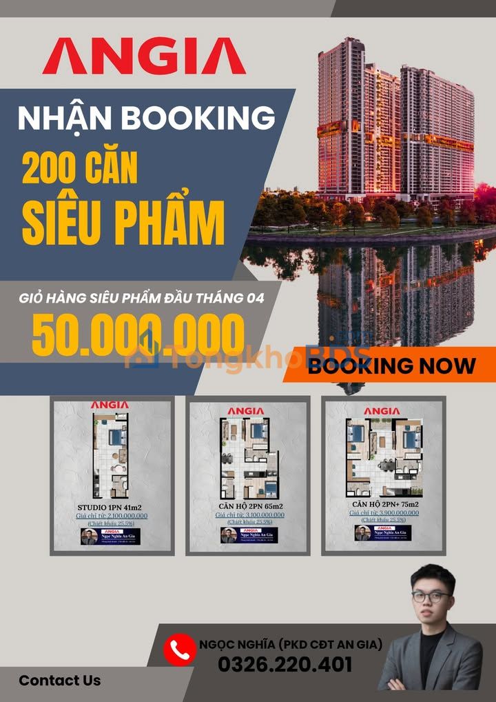 Căn hộ Angia Thuận An 41m² Giá từ 2.1 tỷ - Sổ hồng sẵn