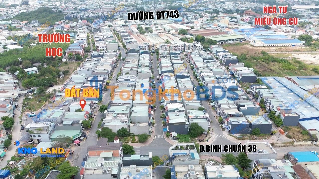 Đất nền Phú Hồng Thịnh 8 - 72m² Trục N1, Dĩ An - Sổ đỏ, Chính chủ, Giá tốt