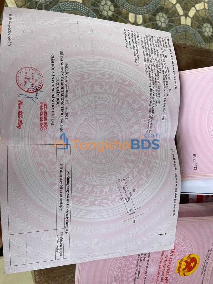 Bán đất thổ cư 105m² tại Ea D'Rơng, Cư M'gar - Giá chỉ từ 3xx triệu