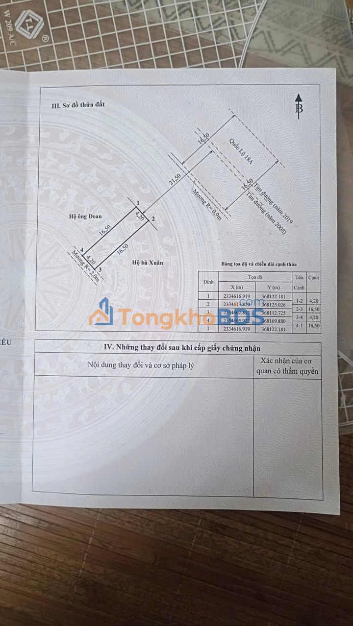 Đất Mặt Tiền Quốc Lộ Đông Triều - 69.3m² Kinh Doanh Sầm Uất