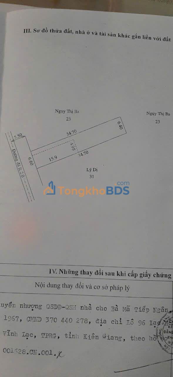 Nhà Mặt Tiền Nguyễn Thị Định, Tịnh Biên - 224m² Thổ Cư, Hoàn Công