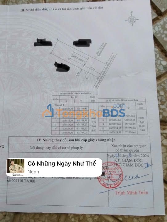 Đất Nền 350m² Tịnh Biên - 350 Triệu, Sổ Thổ Cư