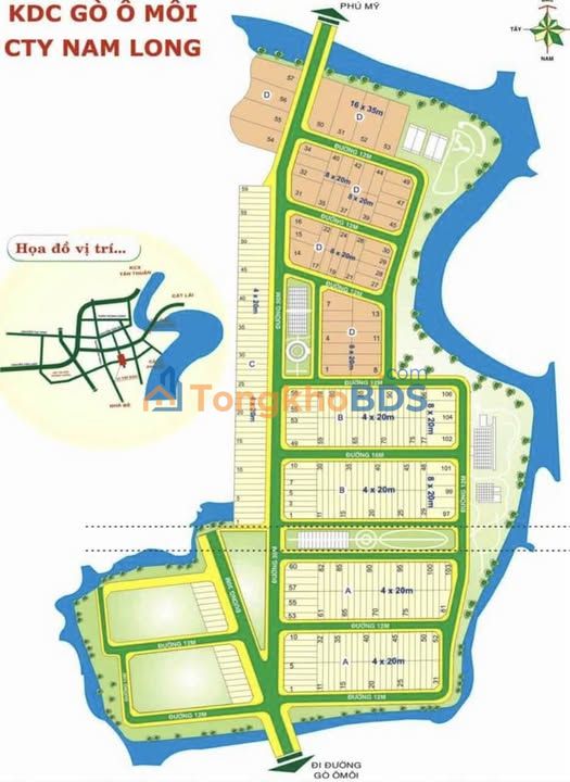 Bán Đất KDC Nam Long Quận 7 - 80m² Đường 12m - Sổ Hồng Riêng