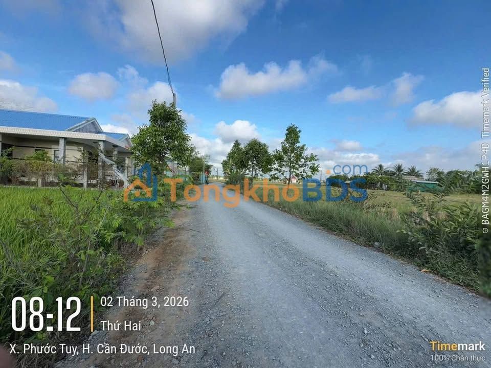 Bán Đất Vườn Long An 1037m² - Hướng Tây Nam, Giá 2.7 Tỷ