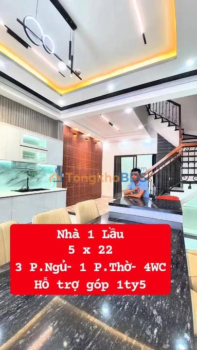 Nhà 1 Trệt 1 Lầu 110m² Đường 835B, Cần Giuộc - Giá 3.1 Tỷ
