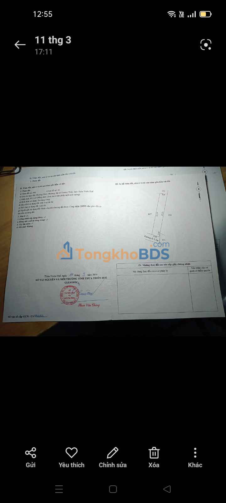 Bán đất kiệt 95m² Trưng Nữ Vương, Hương Thủy - Giá 1.15 tỷ, Sẵn Sổ Hồng