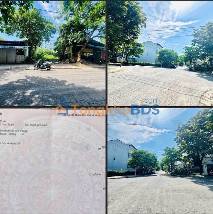 Đất nền Kinh doanh Mặt tiền Việt Bắc - Nam Vỹ Dạ, Huế 176m² - Sổ hồng chính chủ