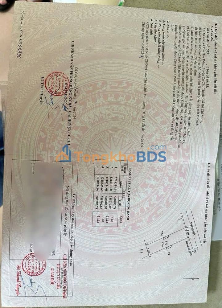 Bán Đất Củ Chi 110m² Thổ Cư Giá 1.4 Tỷ - Gần Tỉnh Lộ 15