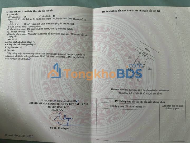 Bán Đất Dự Án 23.000m² Trạm Trôi, Hoài Đức - Giá Đầu Tư Hấp Dẫn