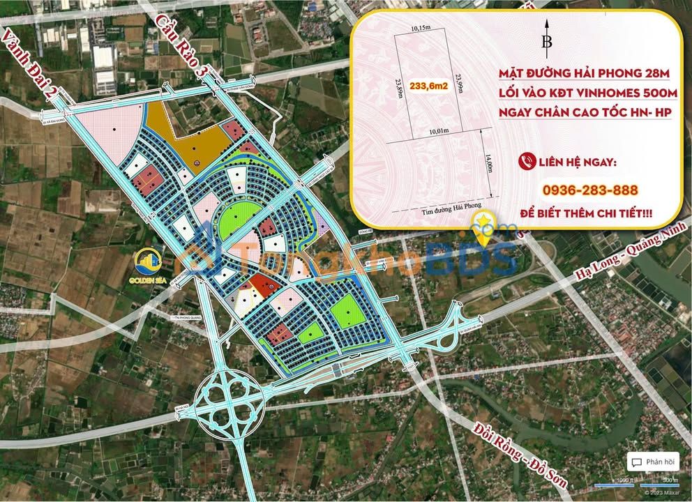 Nhà Mặt Tiền Hải Phòng 233.6m² - Kinh Doanh Sầm Uất, Đối Diện VinD