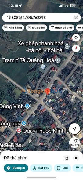 Đất Nền Kinh Doanh Mặt Tiền Chợ Nguyễn Quảng Hòa, Quảng Xương - 130m²