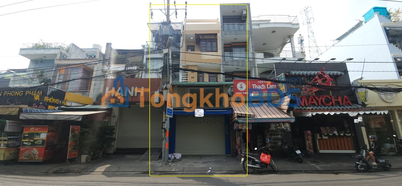 Cho thuê nhà mặt tiền Thạch Lam, Tân Phú - 92m², 4 tầng, kinh doanh sầm uất