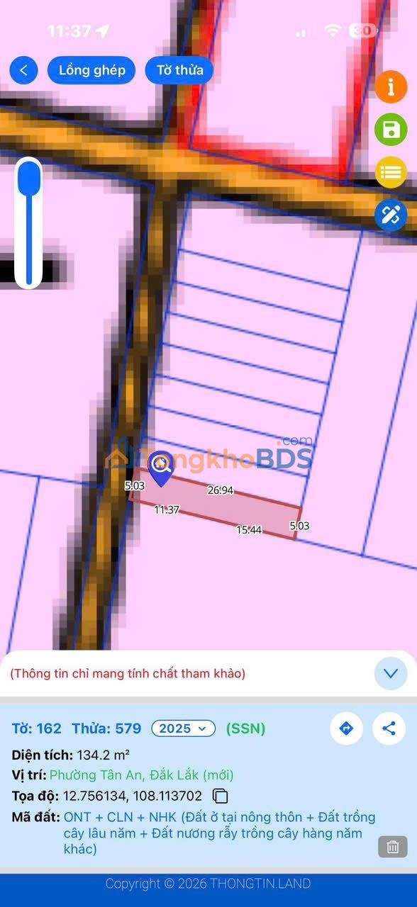 Đất nền Đạt Lý Cư Jút 140m² 750 triệu - Sổ đỏ chính chủ