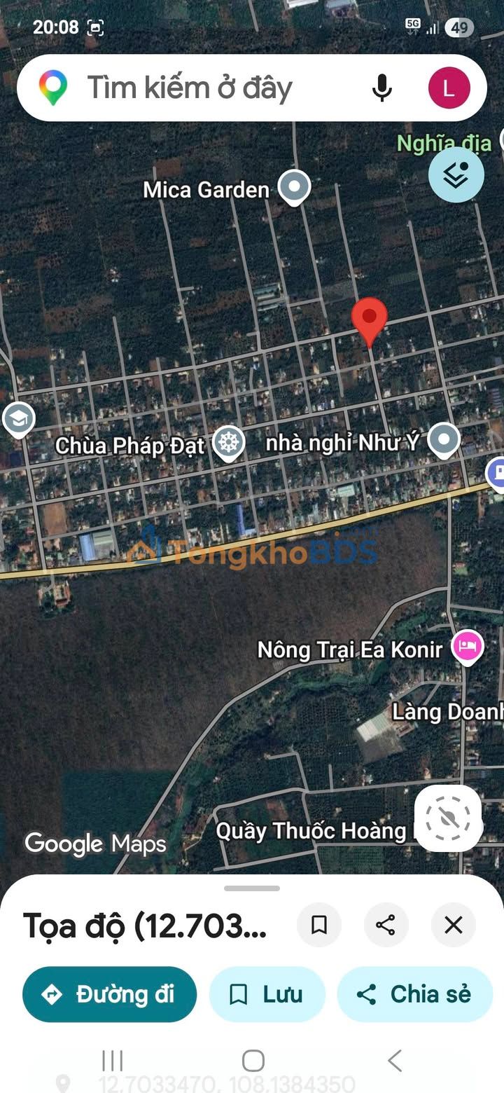 Đất nền Ea Lê, Đắk Lắk - 100m² Thổ cư, Giá 900 triệu - Vị trí đắc địa