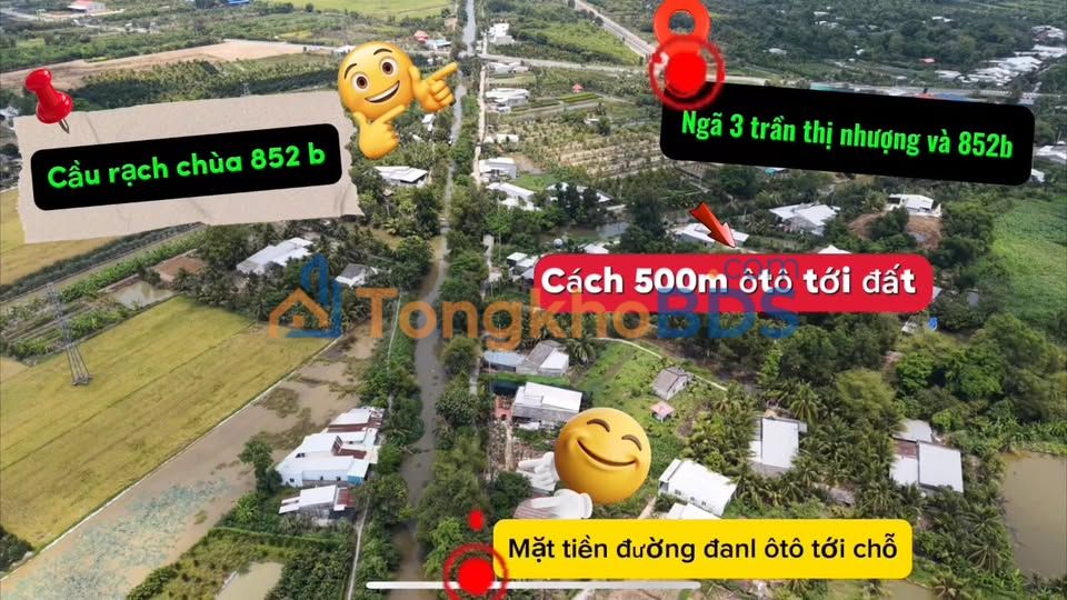 Bán Nền View Sông Tân Dương 131m² Full Thổ Cư - Giá 630 Triệu