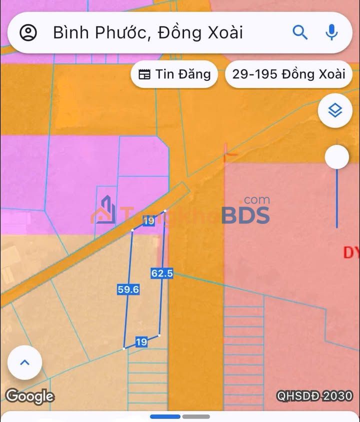 Đất Nền 1000m² Mặt Tiền Đường QH Hải Thượng Lãn Ông, Bình Phước