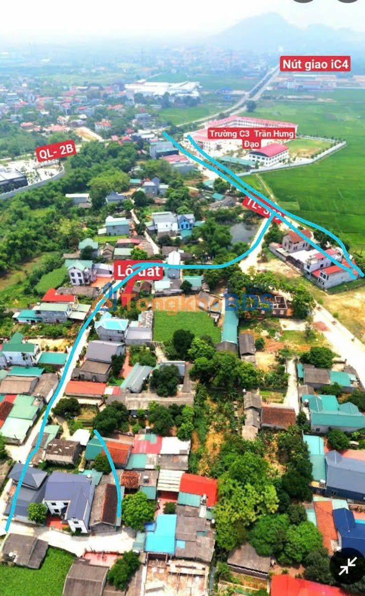 Đất Vĩnh Phúc 112m² - Ngay QL2B, Sổ Đỏ Thổ Cư, Giá 1.2 Tỷ