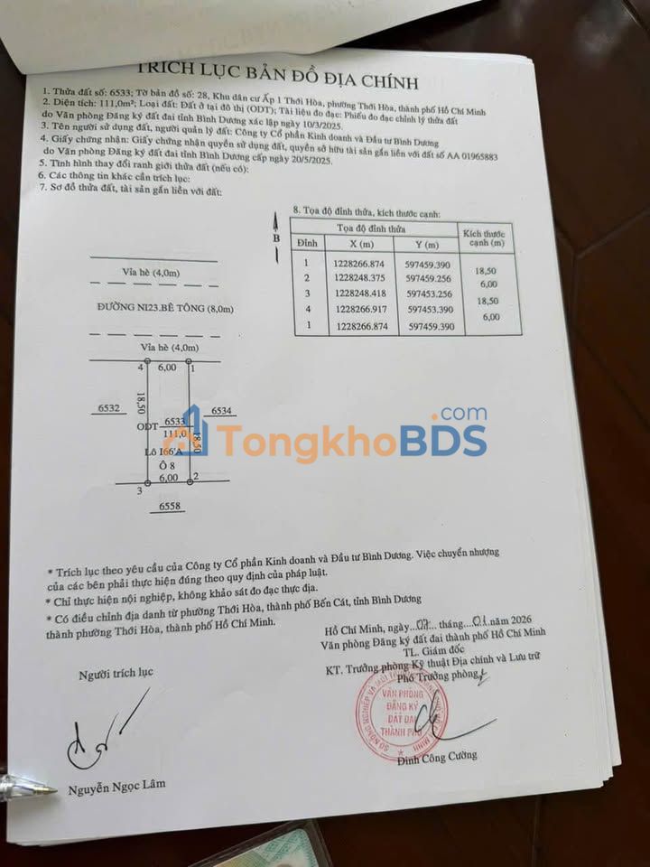 Đất nền Mỹ Phước 3, Bình Dương - 111m² - Sổ đỏ sẵn sàng giao dịch!