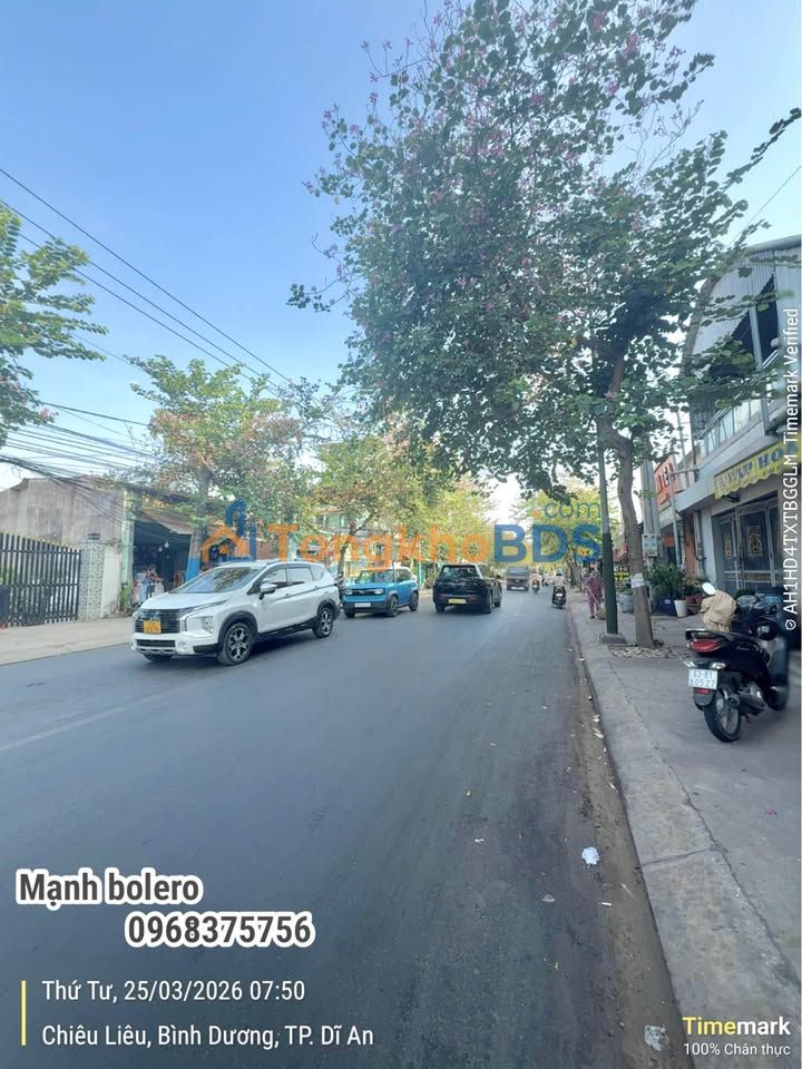 Bán đất mặt tiền Dĩ An 150m², kinh doanh đa ngành nghề, giá tốt