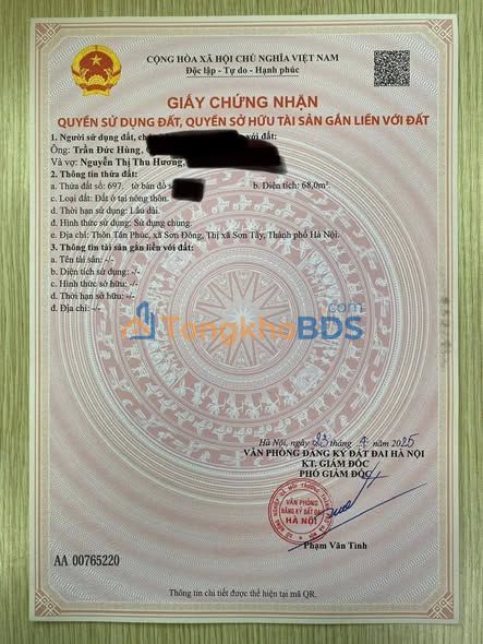 Đất Thổ Cư 68m² - Vĩnh Thuận Đông, Long Mỹ, Hậu Giang - Giá Đầu Tư